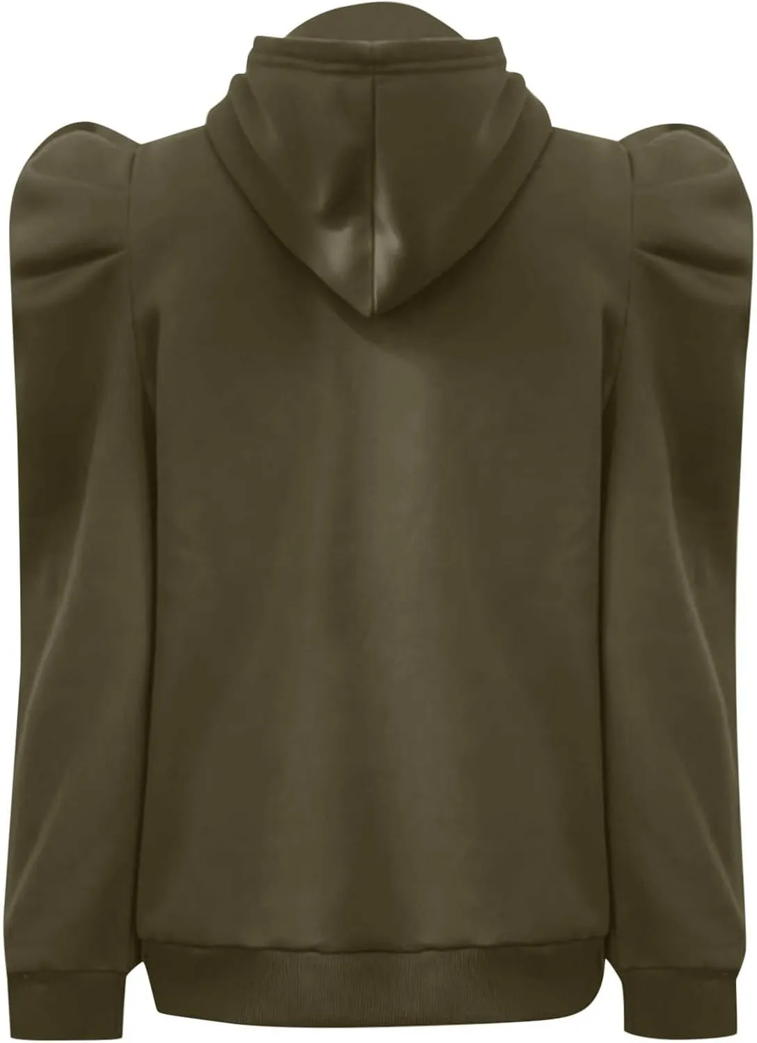 PTOLOCIF Hoodies for Women Fashion Tops Lightweight Drawstring Pullover Sweatshirts Long Sleeve Shirts Loose Fit Solid Blouse
