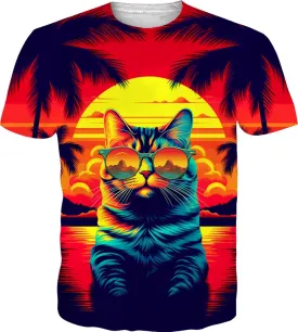 RAISEVERN Mens T-Shirts Cool Novelty Crewneck Short Sleeve Funny Graphic Top Casual Tees for Women