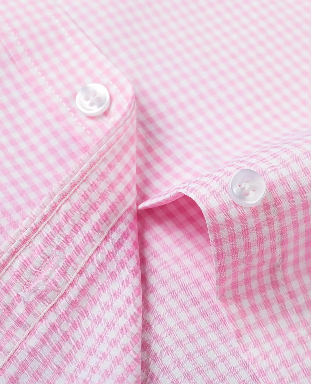 siliteelon Womens Plaid Dress Shirts Long Sleeve Button Down Wrinkle-Free Stretch Solid Casual Work Office Blouse Top