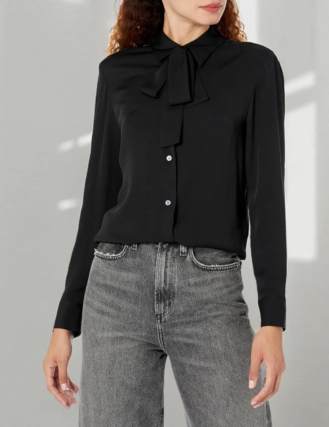 Theory Women's Tie-Neck Blouse