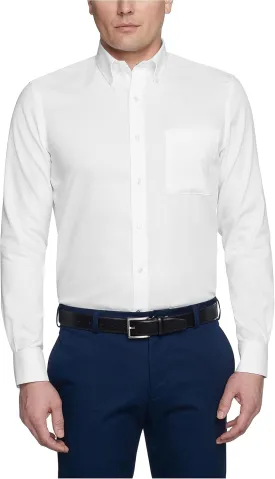 Tommy Hilfiger Men's Non Iron Solid Button Down Collar Shirt