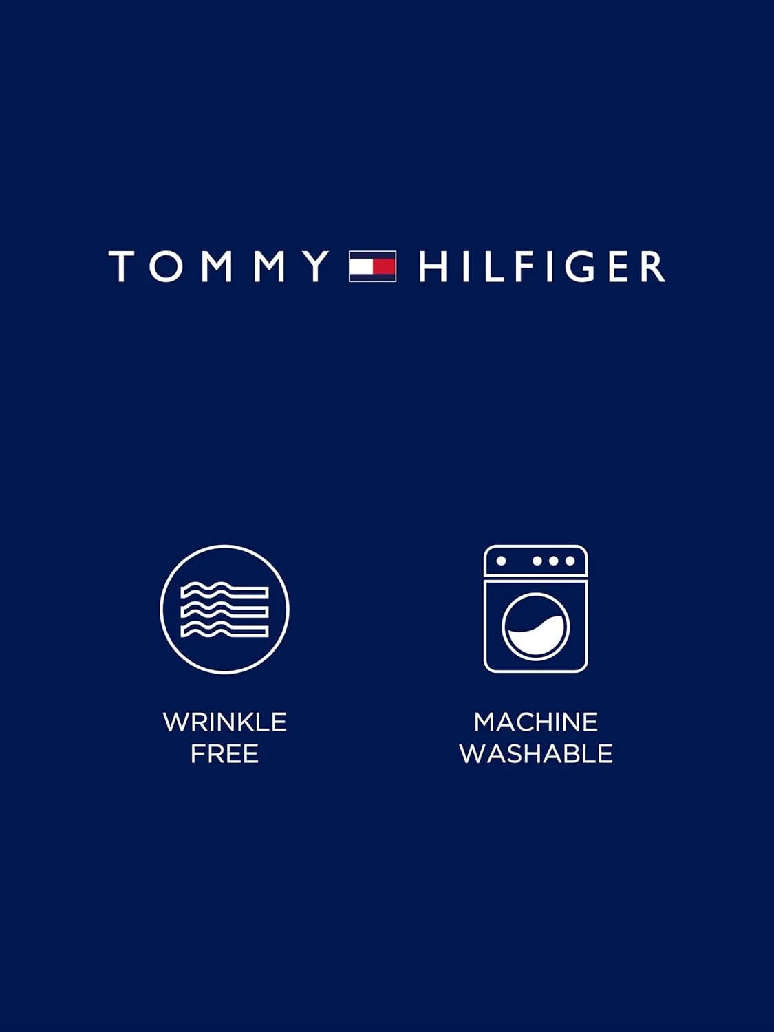 Tommy Hilfiger Men's Non Iron Solid Button Down Collar Shirt