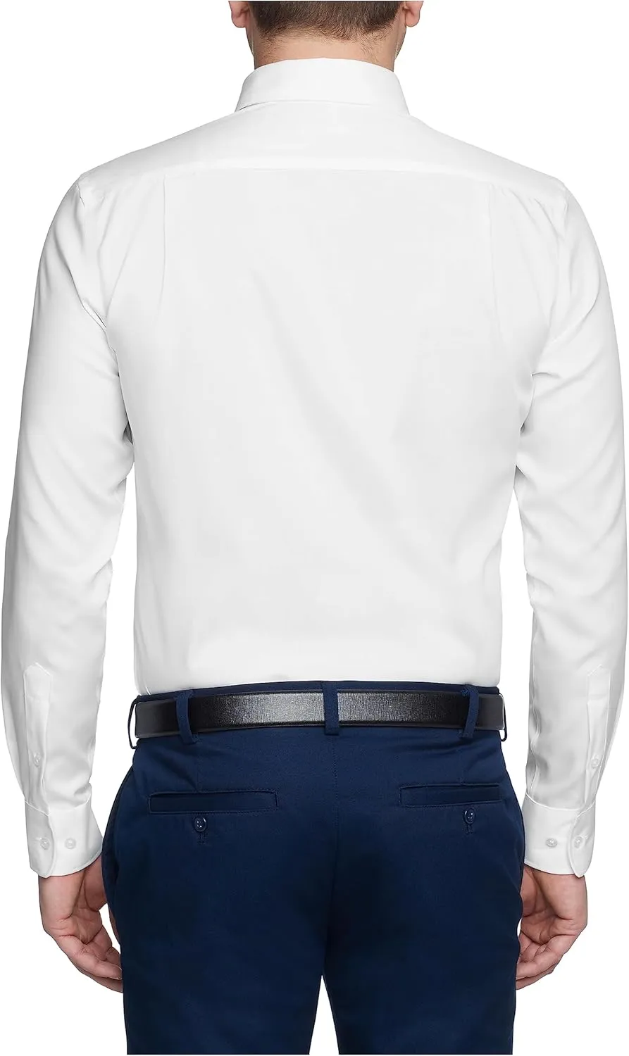 Tommy Hilfiger Men's Non Iron Solid Button Down Collar Shirt