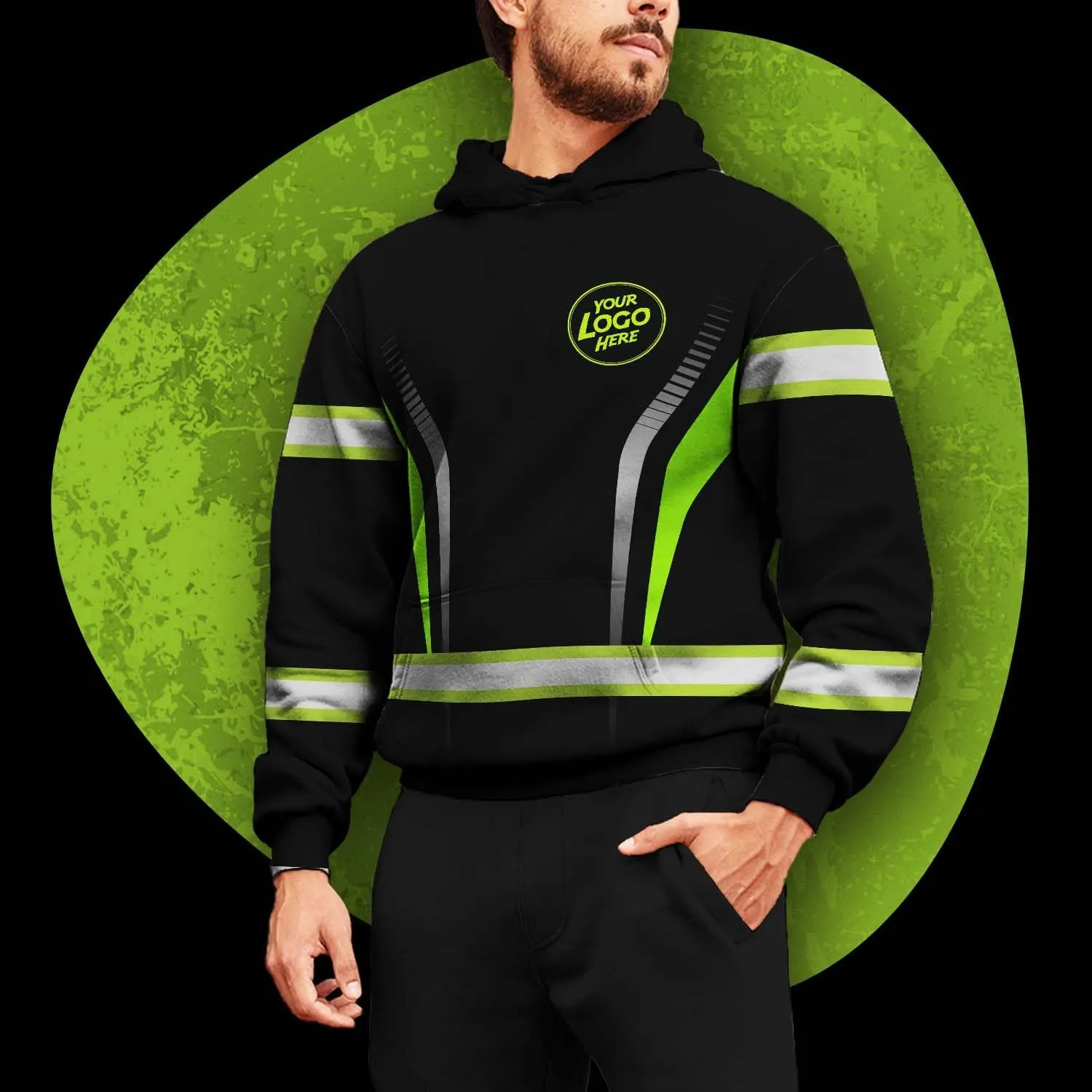 Uniform Company Reflective Polo Shirt High Visibility Shirt for Men Women Safety Polo Shirts Workwear for Worker