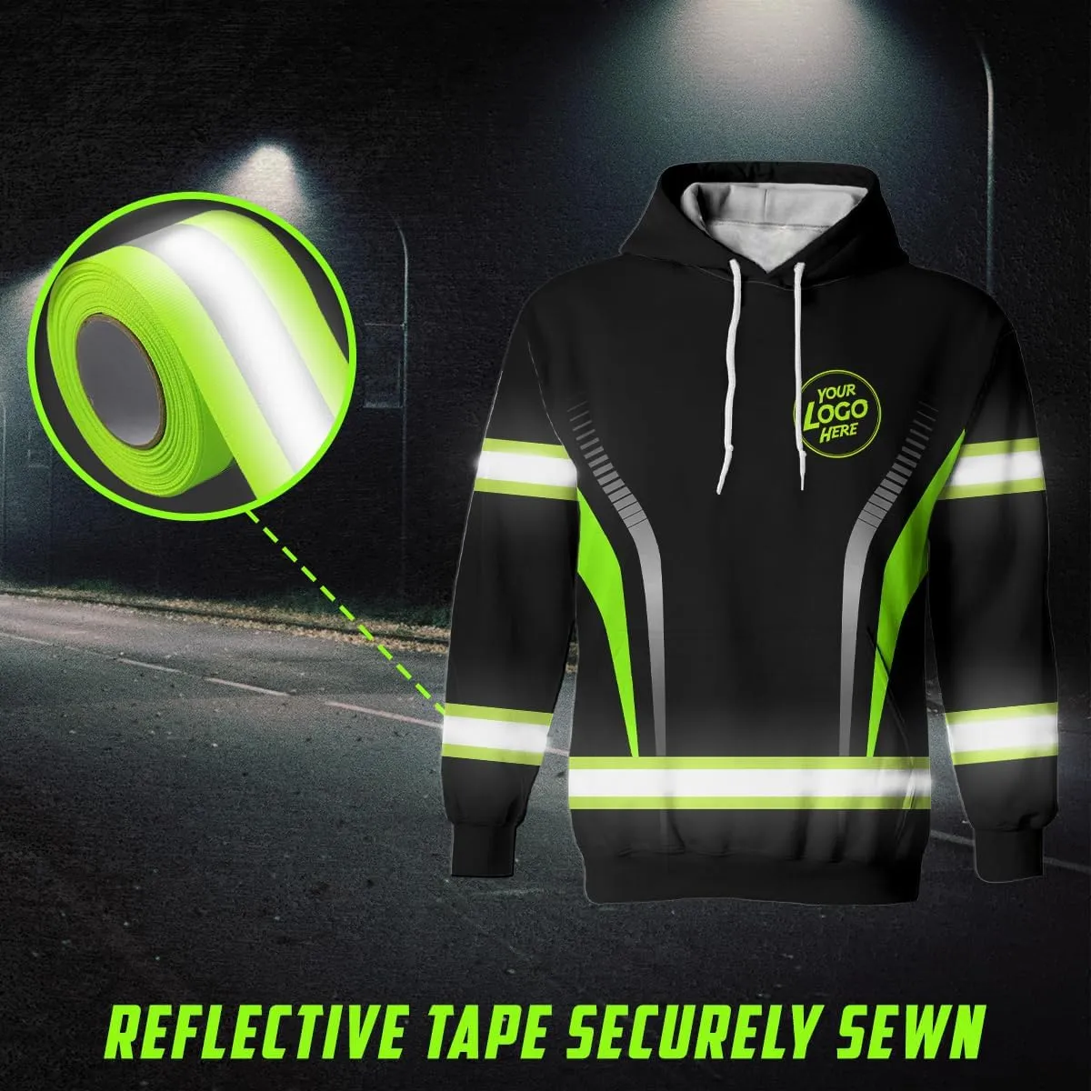 Uniform Company Reflective Polo Shirt High Visibility Shirt for Men Women Safety Polo Shirts Workwear for Worker