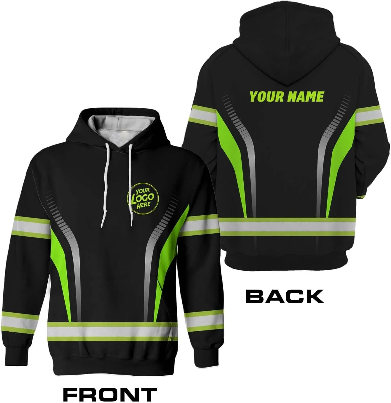 Uniform Company Reflective Polo Shirt High Visibility Shirt for Men Women Safety Polo Shirts Workwear for Worker