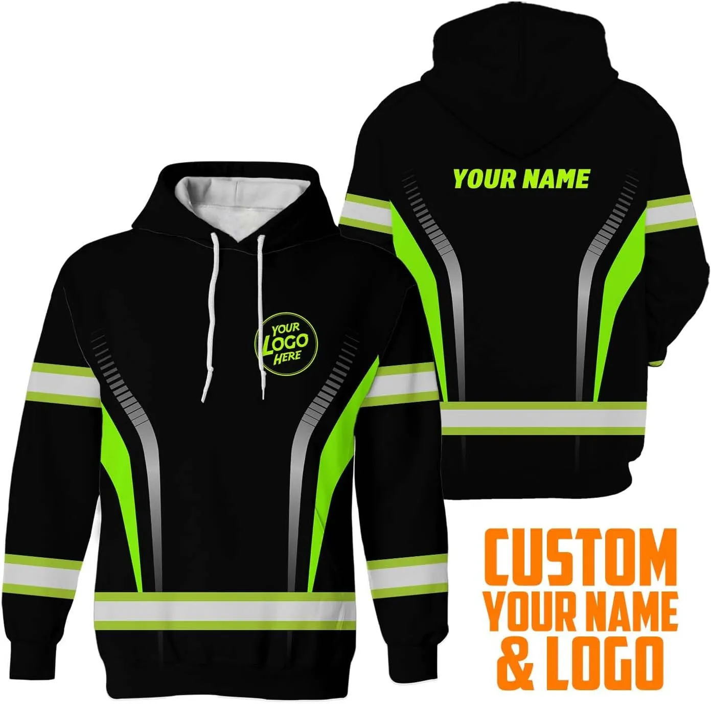 Uniform Company Reflective Polo Shirt High Visibility Shirt for Men Women Safety Polo Shirts Workwear for Worker