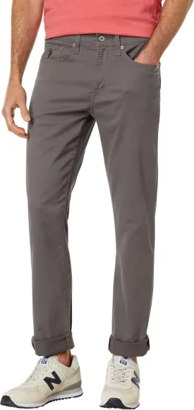 U.S. POLO ASSN. Slim Straight Stretch Five-Pocket Pants - Pants for Men - Quarter Top Pocket - Slim Fit