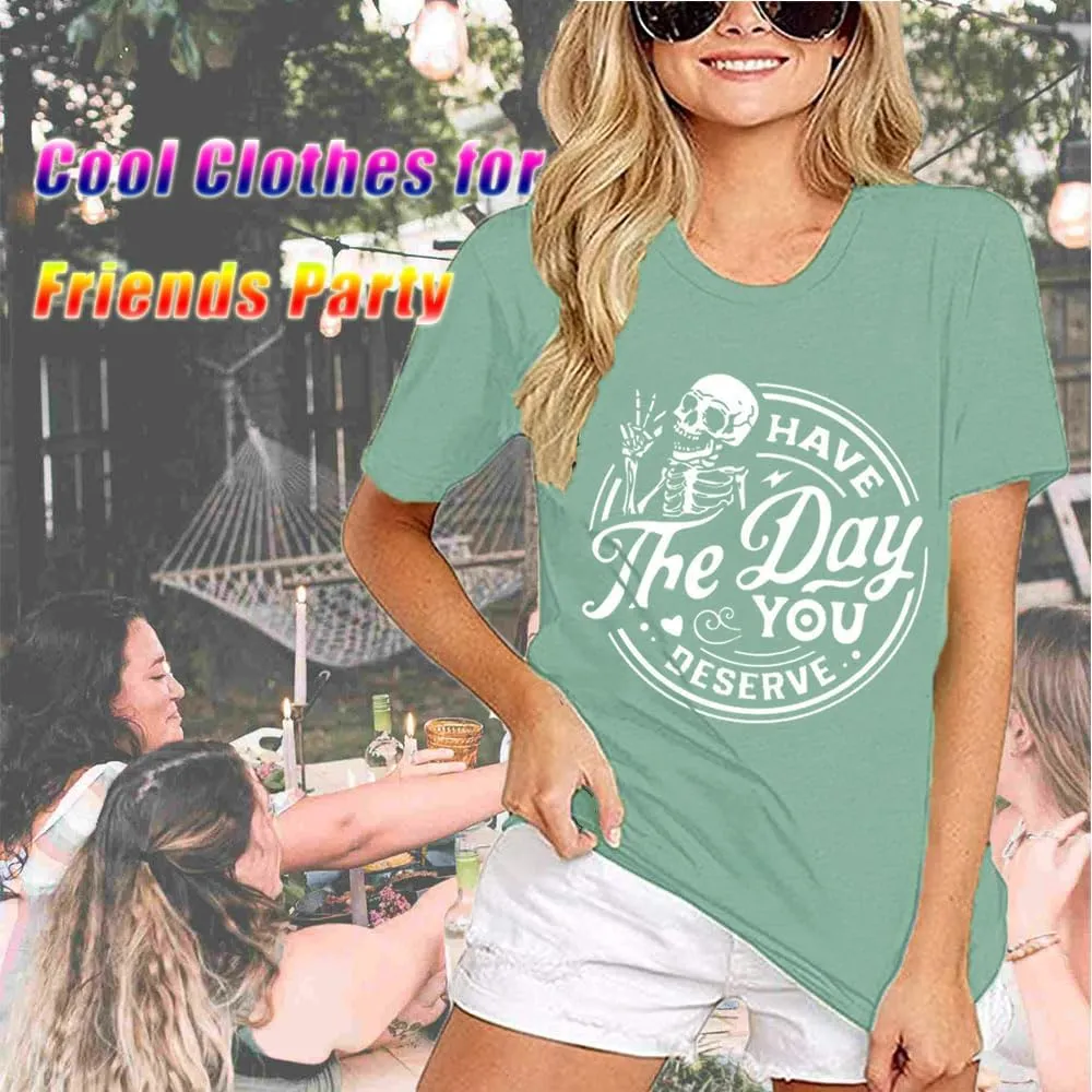 Women Novelty Shirt I Like Murder Shows Friends Horror Tee Maybe 3 People Funny Graphic Casual Athletic Tops